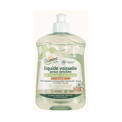 ХИПОАЛЕРГЕНЕН ТЕЧЕН ПРЕПАРАТ ЗА СЪДОВЕ БАДЕМ 500 мл / ETAMINE DU LYS ULTRA-DEGREAISING WASHING-UP LIQUID ALMOND