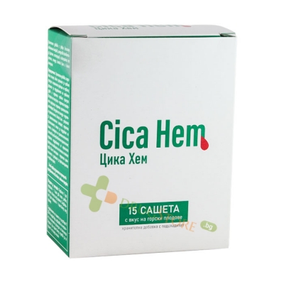 ЦИКА ХЕМ саше 15 броя / NATURPHARMA CICA HEM 