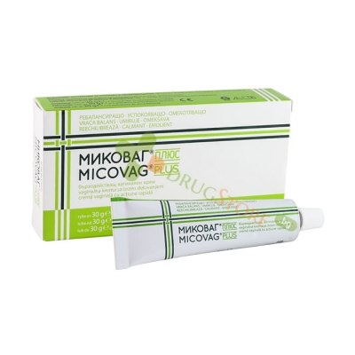 МИКОВАГ ПЛЮС вагинален крем 30 г + апликатори 6 броя / NATURPHARMA MIKOVAG PLUS