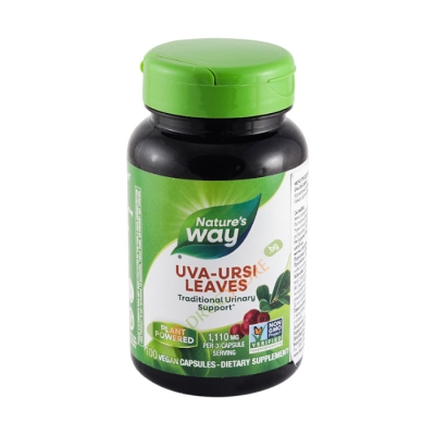 МЕЧО ГРОЗДЕ ЛИСТ капсули 480 мг. 100 броя / NATURE'S WAY UVA URSI LEAVES