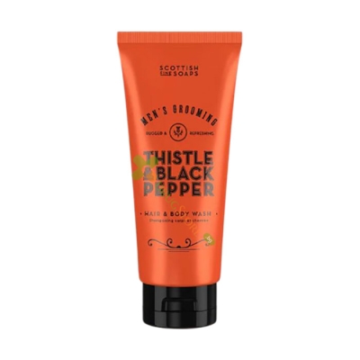 МЪЖКИ ДУШ ГЕЛ С БЯЛ ТРЪН И ЧЕРЕН ПИПЕР 200 мл / SCOTTISH FINE THISTLE & BLACK PEPPER BODY WASH