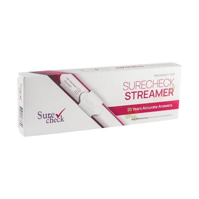 ТЕСТ ЗА БРЕМЕННОСТ ШУЪРЧЕК СТРИЙМЪР / UNICOMS SURECHECK STREAMER PREGNANCY TEST