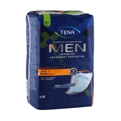 УРОЛОГИЧНИ ПРЕВРЪЗКИ ЗА МЪЖЕ 16 броя / TENA UROLOGICAL BANDAGES MEN SUPER