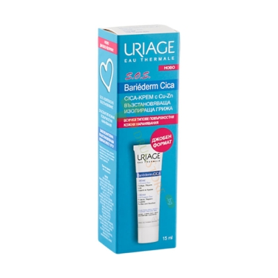 УРИАЖ BARIEDERM CICA SOS ВЪЗСТАНОВЯВАЩ ИЗОЛИРАЩ КРЕМ 15 мл / URIAGE BARIEDERM CICA CREAM