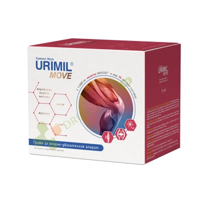 УРИМИЛ МУУВ саше 25 броя / NATURPHARMA URIMIL MOVE