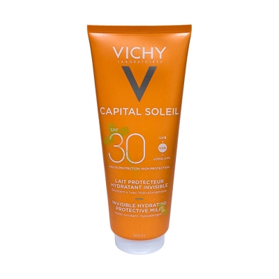 ВИШИ СОЛЕЙ СЛЪНЦЕЗАЩИТНО МЛЯКО ЗА ЛИЦЕ И ТЯЛО SPF30 300 мл / VICHY SOLEIL SUNCARE MILK