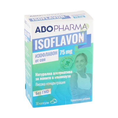 АБОФАРМА ИЗОФЛАВОНИ ОТ СОЯ капсули 30 броя / ABOPHARMA ISOFLAVON