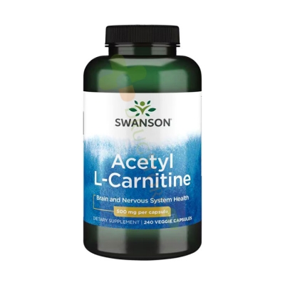 СУОНСЪН АЦЕТИЛ L-КАРНИТИН капсули 500 мг 240 броя / ACETYL L-CARNITINE