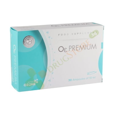 АКТИВ ОЗОН Ое ПРЕМИУМ ампули 10 мл 30 броя / ACTIVOZONE Oe PREMIUM ampoules 10 ml