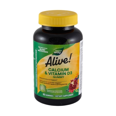 АЛАЙВ КАЛЦИЙ + ВИТАМИН D таблетки 60 броя / NATURE`S WAY ALIVE CALCIUM + VITAMIN D