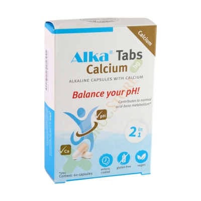 АЛКА КАЛЦИЙ капсули 60 броя / ALKA TABS CALCIUM