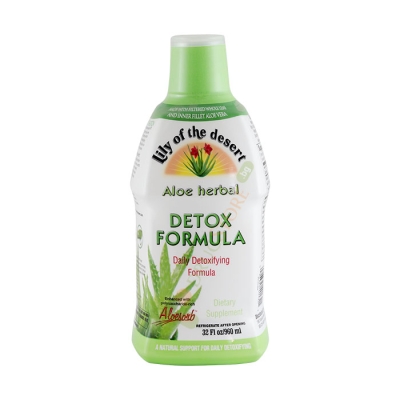 АЛОЕ ДЕТОКС ФОРМУЛА 960 мл / LILY OF THE DESERT ALOE HERBAL DETOX FORMULA