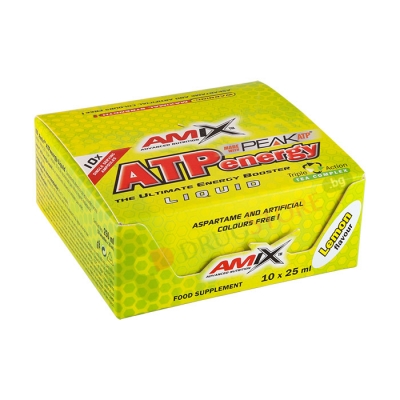 АМИКС ATP ЕНЕРДЖИ ОВКУСЕН ампули 25 мл 10 броя / AMIX ATP ENERGY FLAVOURED