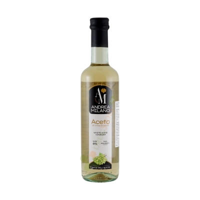 БЯЛ ВИНЕН ОЦЕТ 6% 500 мл / ANDREA MILANO WHITE WINE VINEGAR 6% 