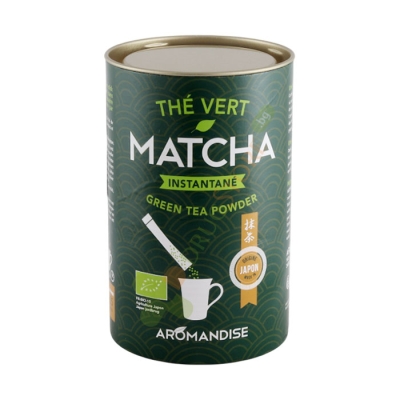 РАЗТВОРИМ ЗЕЛЕН ЧАЙ МАТЧА 25 броя / AOMANDISE MATCHA INSTANT TEA