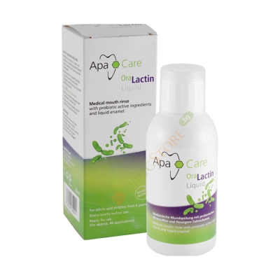 АПА КЕЪР ЛИКУИД БАЛСАМ ЗА УСТА С ПРОБИОТИЧНИ СЪСТАВКИ И ТЕЧЕН ЗЪБЕН ЕМАЙЛ 200 мл / APA CARE LIQUID MOUTH WITH PROBIOTIC AND LIQUID ENAMEL