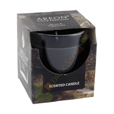 АРЕОН АРОМАТНА СВЕЩ BLACK CRYSTAL 120 г / AREON SCENTED CANDLE BLACK CRYSTAL