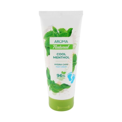 АРОМА НАТУРАЛ ОМЕКОТЯВАЩ КРЕМ ЗА КРАКА С МЕНТОЛ 75 мл / AROMA NATURAL COOL MENTHOL FOOT CREAM