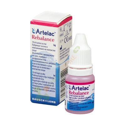 АРТЕЛАК РЕБАЛАНС капки за очи 10 мл / BAUSCH & LOMB ARTELAC REBALANCE