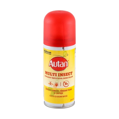 АУТАН МУЛТИ ИНСЕКТ СПРЕЙ РЕПЕЛЕНТ СУХ 100 мл / AUTAN MULTI INSECT SPRAY REPELENT PENTRU INSECTE