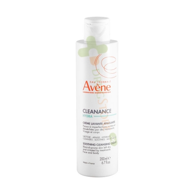 АВЕН КЛЕАНАНС ХИДРА ИЗМИВАЩ И УСПОКОЯВАЩ КРЕМ 200 мл / AVENE CLEANANCE HYDRA SOOTHING CLEANCING CREAM