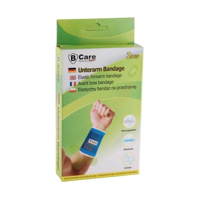 ОПОРА ЗА КИТКА 2 броя / B-CARE ELASTIC FOREARM BANDAGE