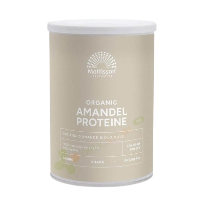 МАТИСЪН БАДЕМОВ ПРОТЕИН БИО 350 г / MATTISSON HEALTHSTYLE ALMOND PROTEIN BIO