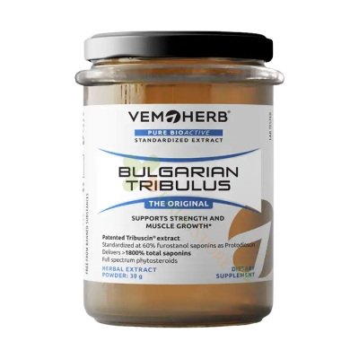 БЪЛГЕРИЪН ТРИБУЛУС прах 30 г ВЕМОХЕРБ / BULGARIAN TRIBULUS VEMOHERB