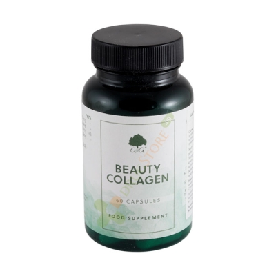 БЮТИ КОЛАГЕН ХИДРОЛИЗИРАН РИБЕН КОЛАГЕН + ВИТАМИН C + ХИАЛУРОНОВА КИСЕЛИНА капсули 60 броя / G & G BEAUTY COLLAGEN capsules 60