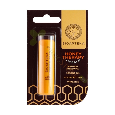 БИОАПТЕКА БАЛСАМ ЗА УСТНИ С МЕД 4.5 г / BILKA BIOAPTEKA LIP BALM WITH HONEY