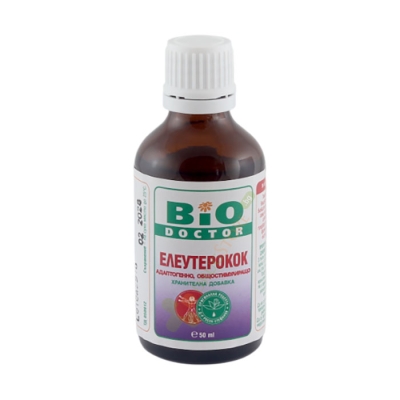 БИОДОКТОР ЕЛЕУТЕРОКОК - АДАПТОГЕННО ОБЩОСТИМУЛИРАЩО солуцио 50 мл / BIODOCTOR ELEUTHEROCOCCUS