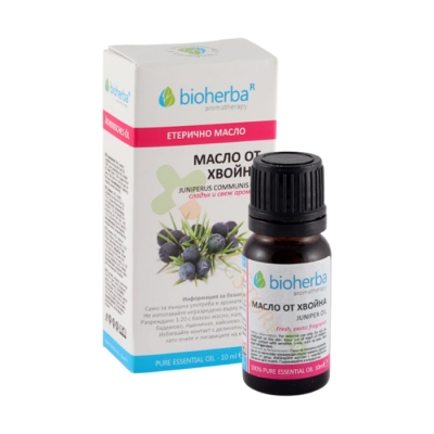 БИОХЕРБА ЕТЕРИЧНО МАСЛО ОТ ХВОЙНА 10 мл / BIOHERBA ESSENTIAL JUNIPER OIL
