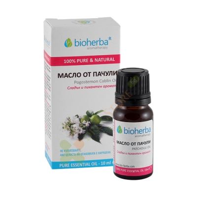 БИОХЕРБА ЕТЕРИЧНО МАСЛО ОТ ПАЧУЛИ 10 мл / BIOHERBA ESSENTIAL PATCHOULI OIL