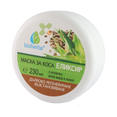 БИОХЕРБА МАСКА ЗА КОСА ЕЛИКСИР 230 мл / BIOHERBA ELIXIR HAIR MASK