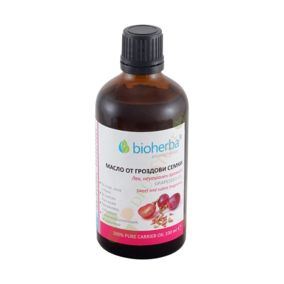 БИОХЕРБА МАСЛО OT ГРОЗДОВИ СЕМКИ 100 мл / BIOHERBA GRAPESEED OIL