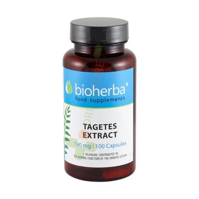 БИОХЕРБА ТУРТА + СЕЛЕН капсули 100 броя / BIOHERBA TAGETES + SELENIUM