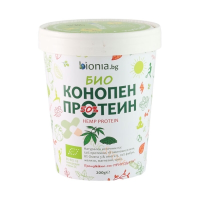 КОНОПЕН ПРОТЕИН прах 200 г / BIONIA HEMP PROTEIN powder