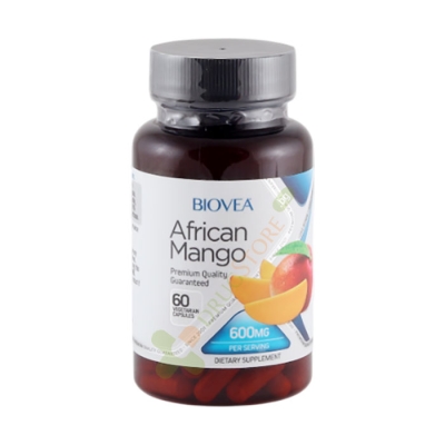 БИОВЕА АФРИКАНСКО МАНГО капсули 600 мг 60 броя / BIOVEA AFRICAN MANGO