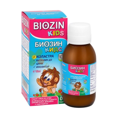 БИОЗИН КИДС сироп 100 мл / BIOSHIELD BIOZIN KIDS