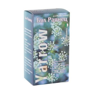 БЯЛ РАВНЕЦ таблетки 120 броя ТОШКОВ / TOMIL HERB YARROW FLOWERS