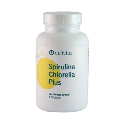 КАЛИВИТА СПИРУЛИНА И ХЛОРЕЛА ПЛЮС таблетки 100 броя / CALIVITA SPIRULINA CHLORELLA PLUS