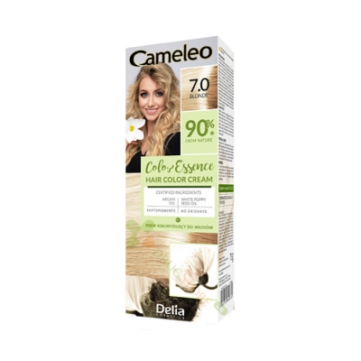 ДЕЛИА КАМЕЛЕО КЪНА ЗА КОСА 7.0 РУСА 75 г / DELIA COZMETICS CAMELEO HERBAL COLORING CREAM HENNA NO 7.0 BLOND