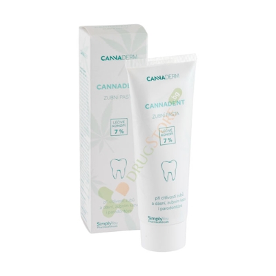 КАНАДЕРМ КАНАДЕНТ ПАСТА ЗА ЗЪБИ 75 г / CANNADERM CANNADENT TOOTHPASTE