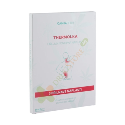 КАНАДЕРМ ТЕРМОЛКА ПЛАСТИР 3 броя / CANNADERM THERMOLKA PLASTIR