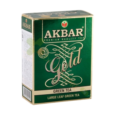 ЧАЙ АКБАР КИТАЙСКИ ЗЕЛЕН ГОЛД листа 100 г / AKBAR CHINESE GREEN GOLD TEA