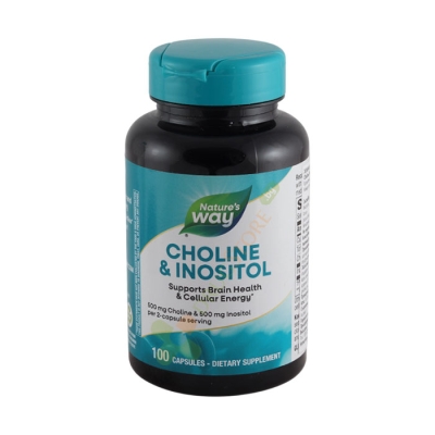 ХОЛИН-ИНОЗИТОЛ капсули 100 броя / NATURE'S WAY CHOLINE AND INOSITOL