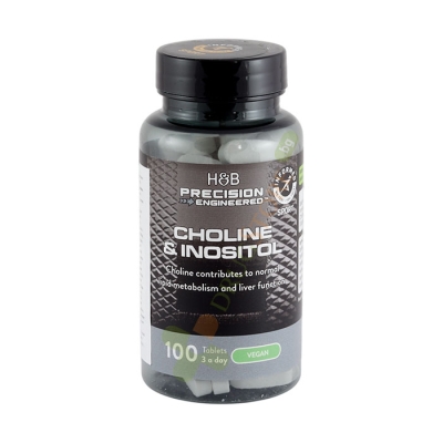 ХОЛИН И ИНОЗИТОЛ таблетки 100 броя / HOLLAND & BARRETT CHOLINE INOSITOL