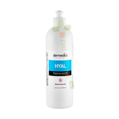 ДЕРМЕДИКС ХИАЛ АНТИ - ЕЙДЖ ГЕЛ С ХИАЛУРОНОВА КИСЕЛИНА 500 мл / DERMEDICS HYAL/HYALURONIC ACID GEL FOR MESOTHERAPY