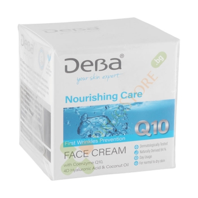 ДЕВА Q10 ДНЕВЕН ПОДХРАНВАЩ ДНЕВЕН КРЕМ ЗА ЛИЦЕ 50 мл / RUBELLA DEVA Q10 NOURISHING FACE CREAM