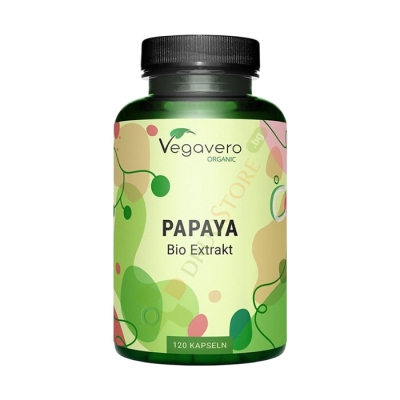 ВЕГАВЕРО ПАПАЯ БИО ЕКСТРАКТ капсули 120 броя / VEGAVERO PAPAYA BIO EXTRACT